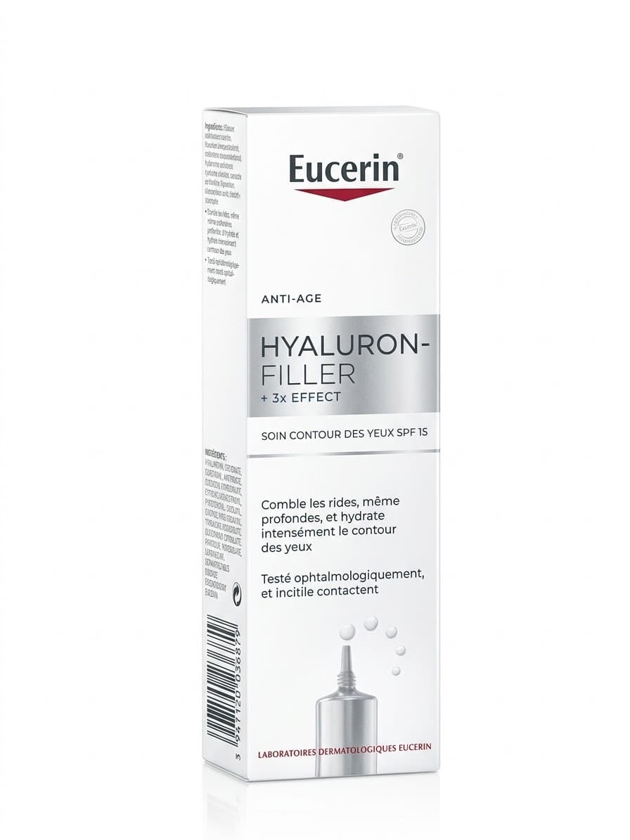 EUCERIN HYALURON-FILLER 3X EFFECT SOIN CONTOUR DES YEUX SPF15